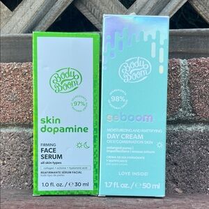 2 Boxes Body Boom Serum & Day Cream Skin Regenerate Firm Moisturize EXPIRED